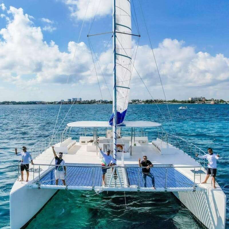Isla Mujeres Plus Experience Catamaran Tour + Snorkel+Lunch - The crew is the reliable bright spot