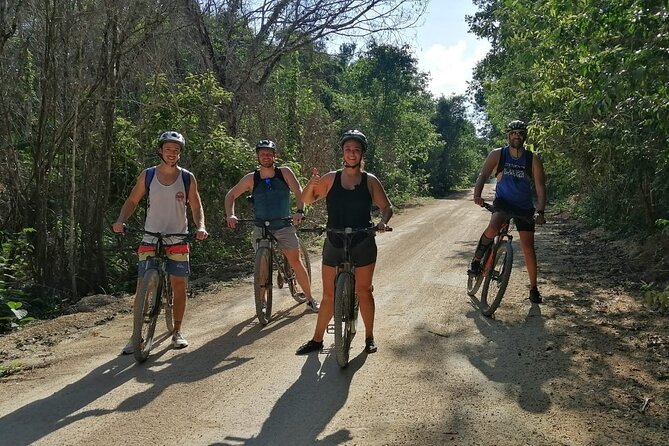 Jungle Bike Tour from Playa del Carmen with Bath in a Cenote - What the ride is like for different fitness levels