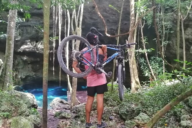 Jungle Bike Tour from Playa del Carmen with Bath in a Cenote - The ride begins near a local village, then enters the forest