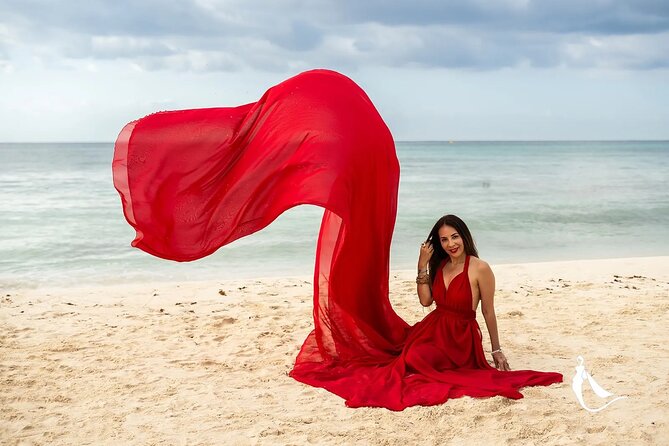 Luxurious Flying Dress Photoshoot in Riviera Maya - Transportation and Beach-Day Planning