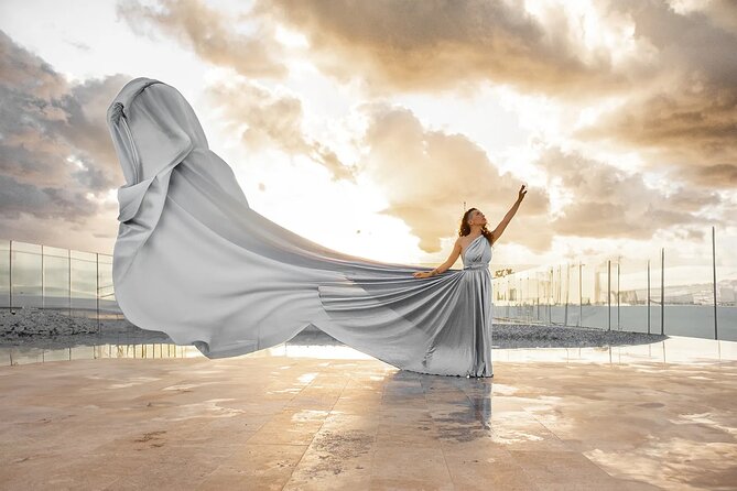 Luxurious Flying Dress Photoshoot in Riviera Maya - How JP and Nat Shape the Photos