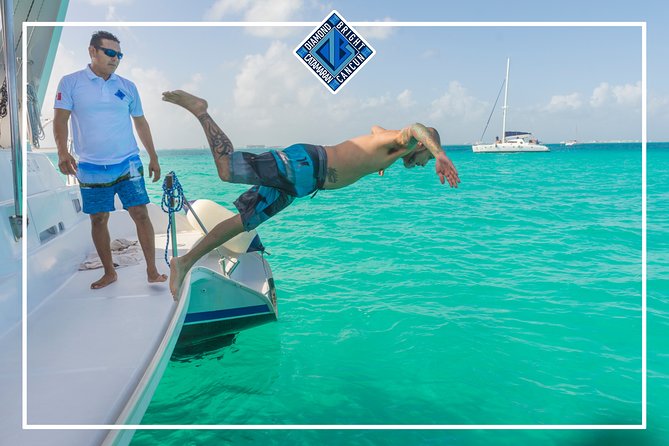 Luxury Catamaran tour to isla mujeres with transportation from Tulum - Snorkeling in changing sea conditions