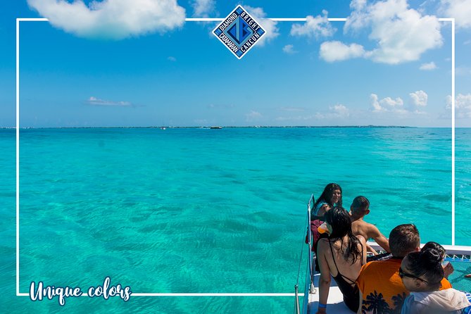 Luxury Catamaran tour to isla mujeres with transportation from Tulum - Beach club lunch and time by the water