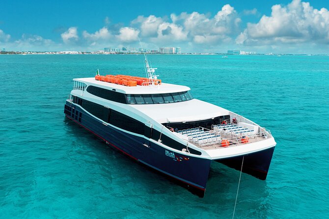 Luxury FERRY Xcaret: From Playa del Carmen to Cozumel - Arriving at Muelle Fiscal de Cozumel