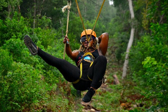 Maya Adrenaline Tulum: Cenote + 5 Ziplining + ATV Adventure - Driving the ATV on jungle roads