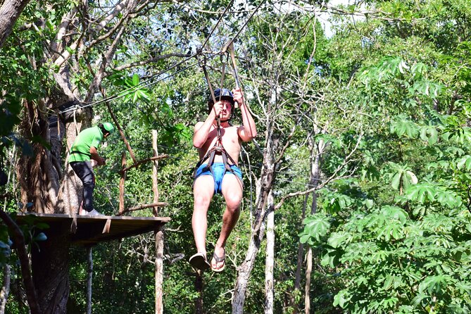 Maya ATV with Cenote and Zipline from Tulum - Three ways to ride the zipline circuit