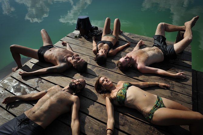 Mayan Backroads Private Bike Tour from Tulum - The quiet swim at Cenote Esmeralda