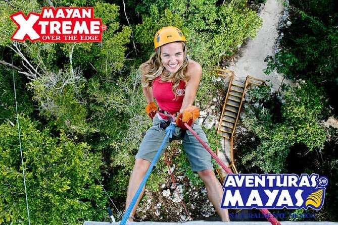 Mayan Xtreme from Riviera Maya - Rappelling into an underground river