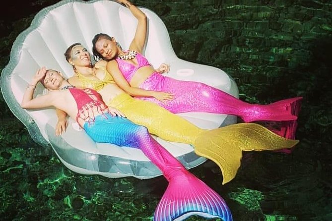 Mermaid for a Day Adventure - The mermaid equipment and costume setup