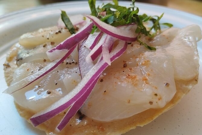 Mexican Beer & Seafood Madness in Tulum - Stop 2: seafood tostadas and the Mexican beer break