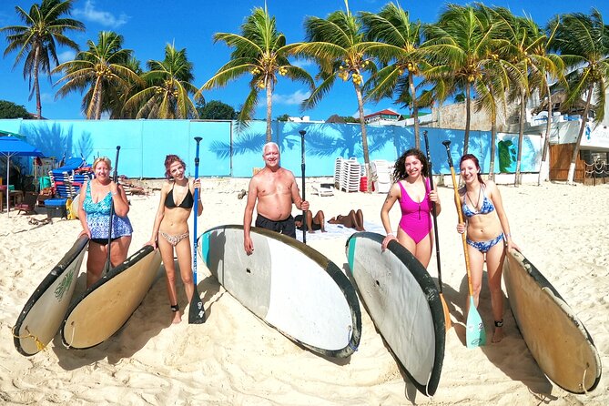 Morning Session - All Levels Paddleboard Group Caribbean Sea - How the group size affects the experience