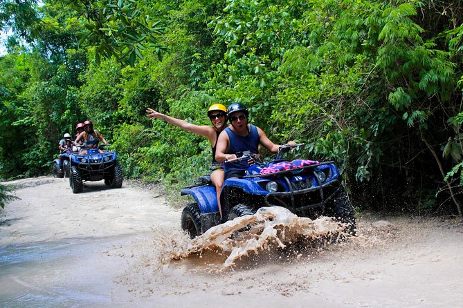 Off Road ATV Tour at the Akumal Monkey Rescued Animals Sanctuary - Starting with safety gear and a jungle briefing
