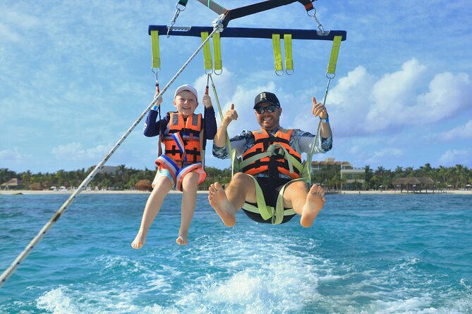 Parasailing & Beach Club with Transportation In Riviera Maya - What the half-day schedule feels like