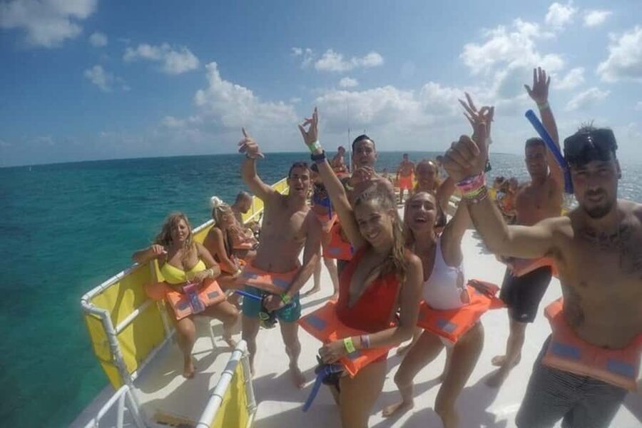 PDC: Isla Mujeres Catamaran Tour with Snorkeling - Ninety minutes in downtown Isla Mujeres
