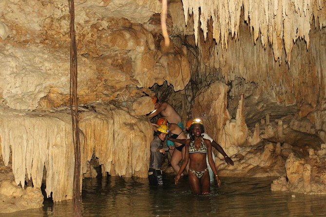 Playa del Carmen Adventure Tour: ATV and Crystal Caves - The final 30-minute cenote swim