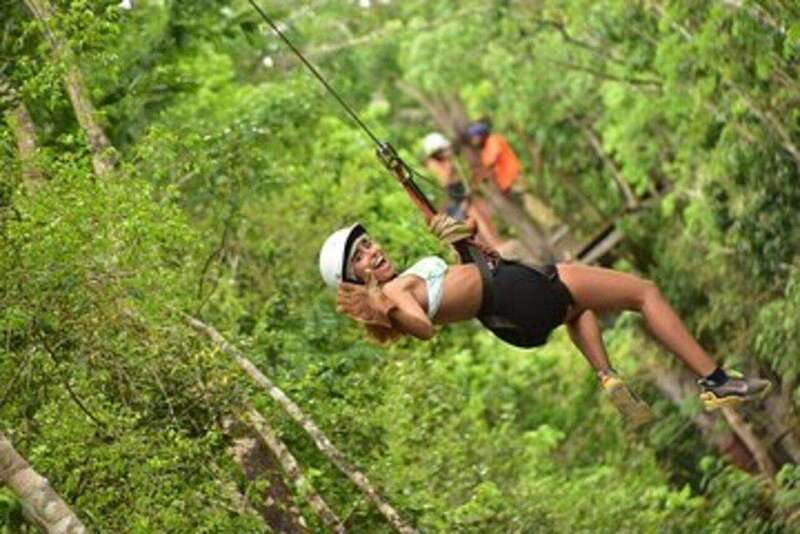 Playa del Carmen: Mayan Jungle ATV, Cenote and Zip Line - Swimming in cool cenotes and walking through caverns