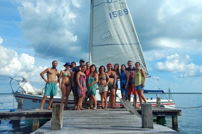 Private - Bacalar sailing across the mesmerizing waters - Three and a half hours across Laguna Bacalar