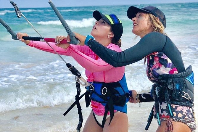Private Kiteboarding Lesson in Tulum - Riding downwind, upwind, and through transitions