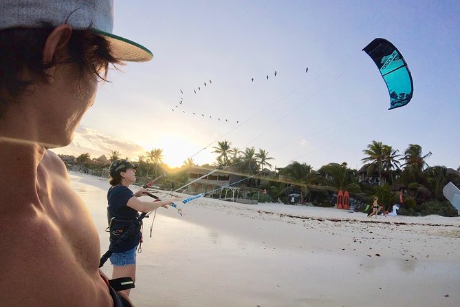 Private Kitesurfing Lessons in Tulum with a Private Beach Access 3hrs - Your first session: wind, kite control, and safety