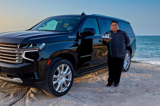 Private Luxury SUV Transfers from Tulum Airport - One-way service and the return trip