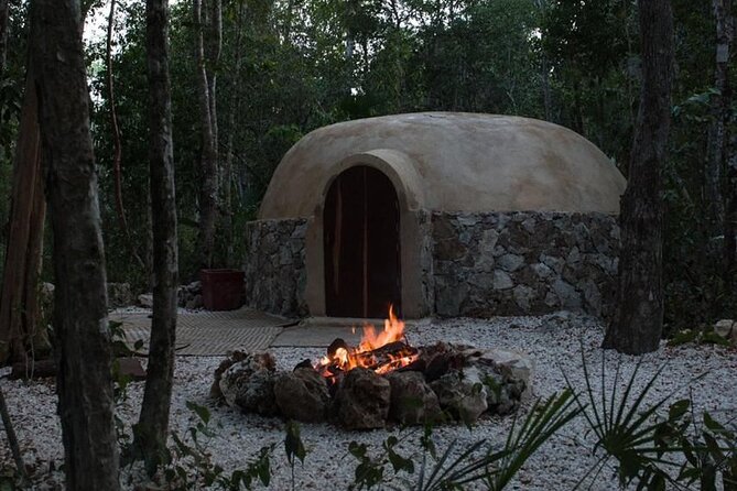 Private or Shared Mayan Temazcal Ritual from Tulum - The cold bath and fruit afterward