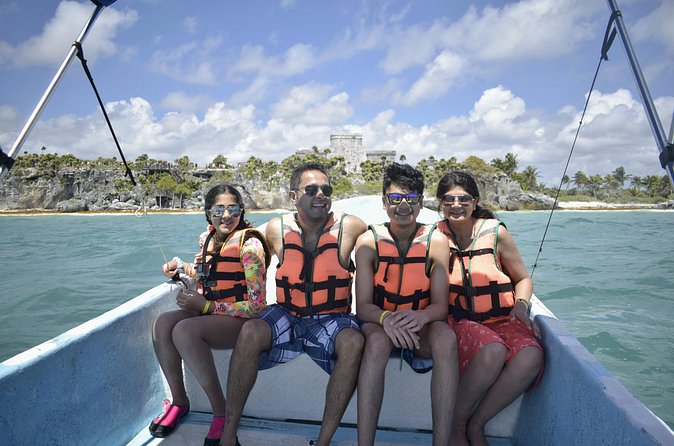 Private Tour Tulum Ruins and Snorkeling in National Park - Seeing Tulum from the water