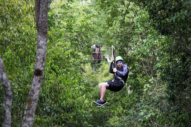 Private Tour with 3 Cenotes + 5 Zip-lines + Mayan Lunch - How the zip-lines fit into the day
