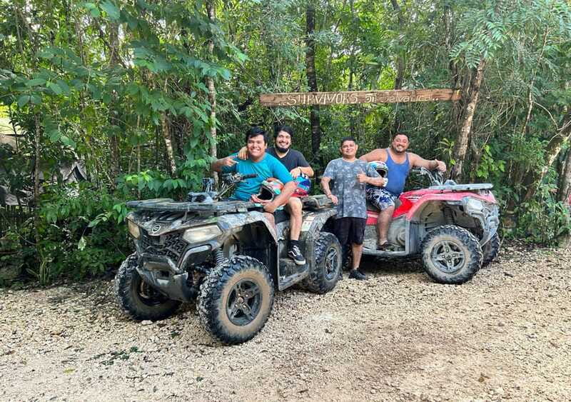 Puerto Morelos: Jungle ATV Adventure, Ziplines and Cenote - What the $65 price really covers