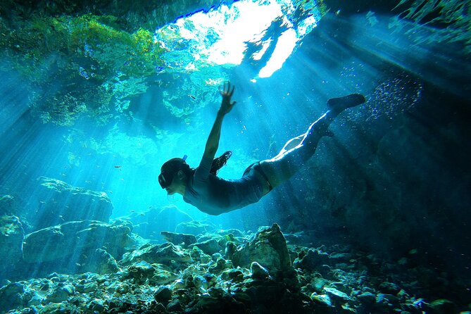 Ride to a life changing cenotes tour - Cycling through the town and jungle