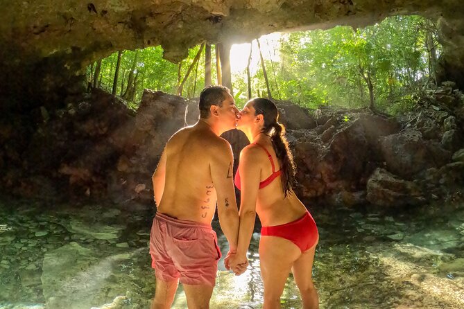 Ride to a life changing cenotes tour - The open cenote and the final jump