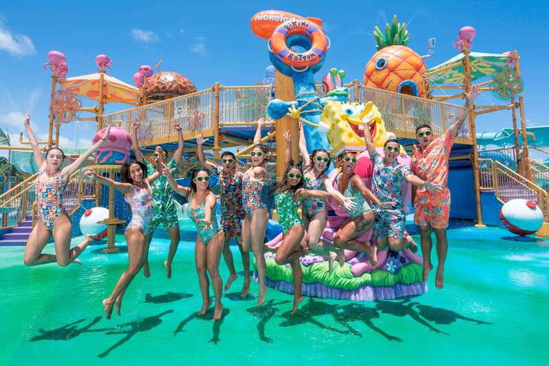 Riviera Maya: Aqua Nick Park - Splash Bites - Bikini Bottom Beach and the Activity Pool