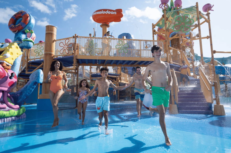 Riviera Maya: Aqua Nick Park - Splash Bites - Character encounters and the Nickelodeon setting