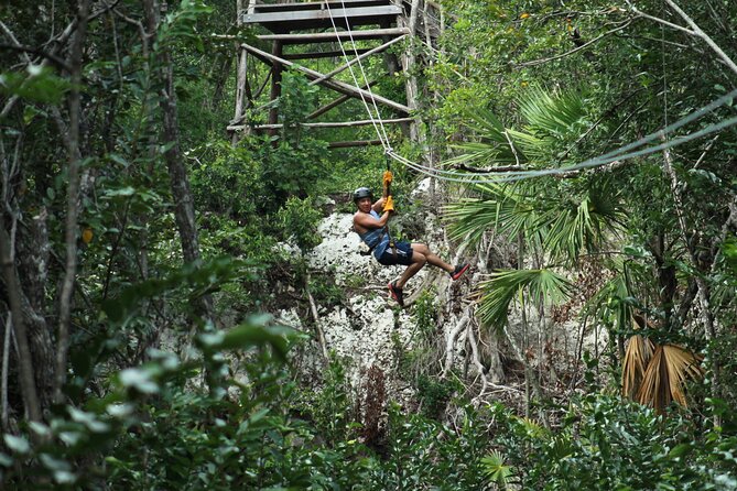 Riviera Maya Jungle Half-Day Tour: ATV, Ziplines, Cenote Swim, Rappel - Rappelling and the freshwater cenote