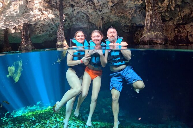 Riviera Maya : Tulum Ruins Tour, 3 Cenotes, Mexican Lunch - Tulum ruins above the Caribbean Sea