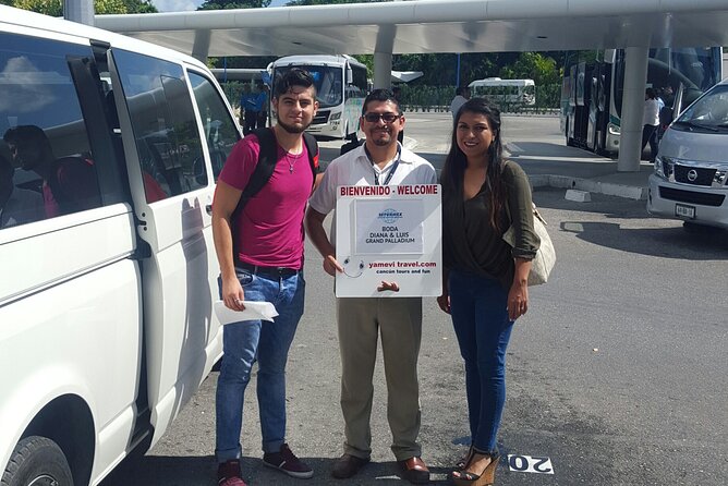 Shared Transportation from Cancun Airport to Tulum - Inside the shared shuttle