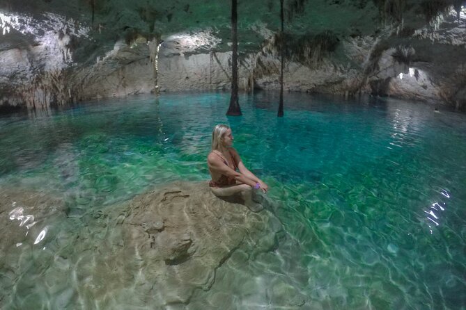 Small-Group 3 Cenotes Adventure Tour - Casa Cenote before the crowds arrive