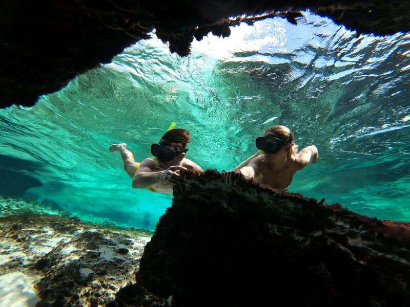 SNORKEL IN TULUM REEF, BOAT RIDE AND CALETA - Snorkeling beside Tulum’s Maya ruins