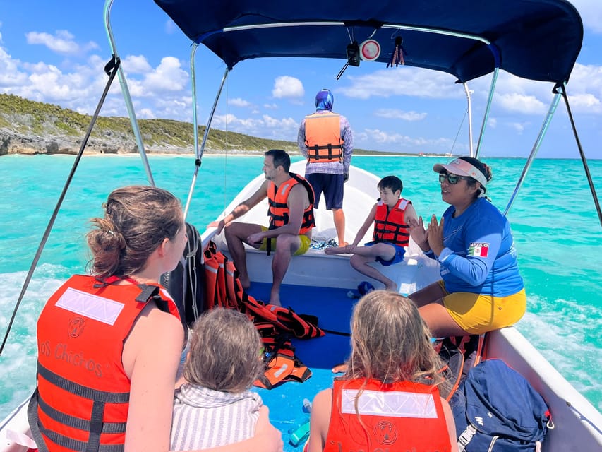 SNORKEL IN TULUM REEF, BOAT RIDE AND CALETA - What the equipment and swimming conditions mean