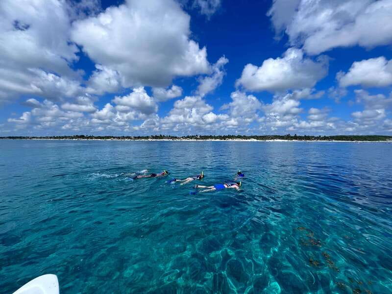SNORKEL IN TULUM REEF, BOAT RIDE AND CALETA - Who will get the most from this outing