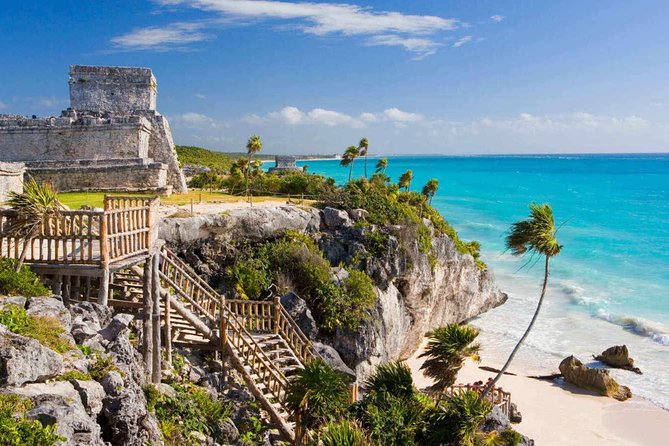 The best option to Visit Tulum, Coba, a Cenote and Playa del Carmen for the less - A one-hour swim at Cenote Kuxtal