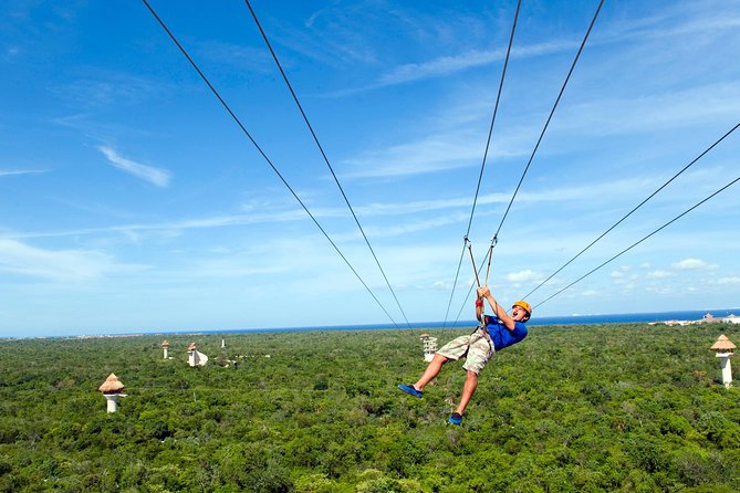 Tour Xplor From Playa del Carmen - The 14-platform zip-line circuit