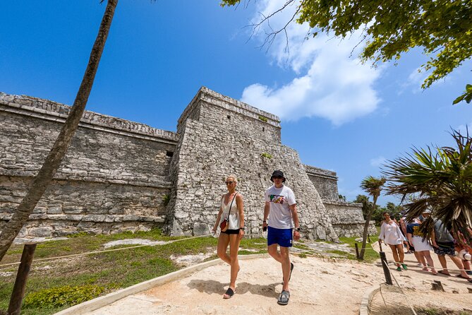 Tulum 4x1. Tulum, COBA, cenote and Playa Del Carmen, with lunch. - Tulum’s coastal ruins in 90 minutes