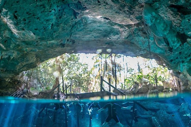 Tulum and Cenote Casa Tortuga Day Trip - Swimming at Casa Tortuga