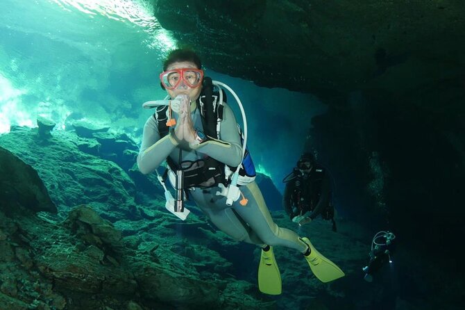 Tulum Area Experiences Guided 2 Tank Scuba Dive Casa Cenote & Barrier Reef-Lunch - Equipment is included, but do not expect luxury
