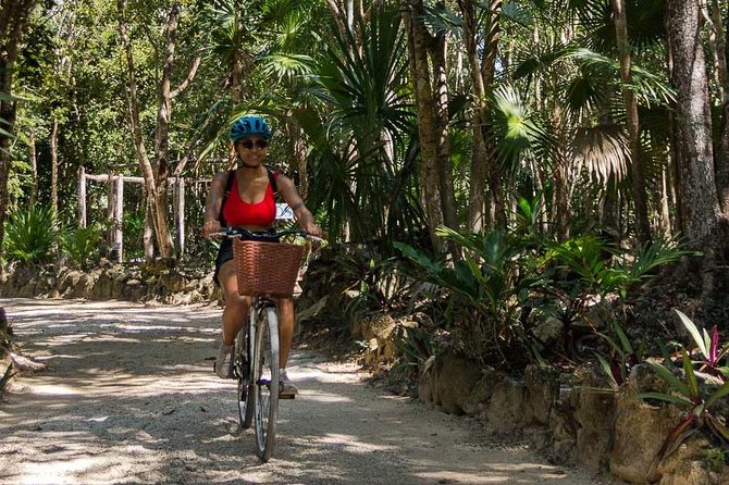 Tulum Bike Tour Tulum Maya Ruins Cenote Swimming Pueblo History Art Tacos Lunch - Why Tulum works so well by bicycle