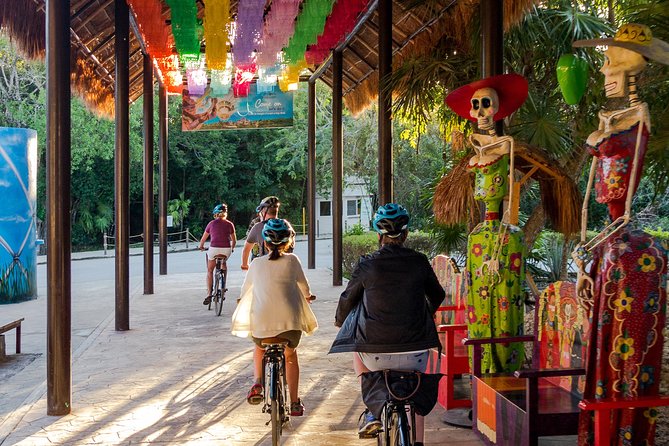 Tulum Bike Tour Tulum Maya Ruins Cenote Swimming Pueblo History Art Tacos Lunch - The melipona bee foundation