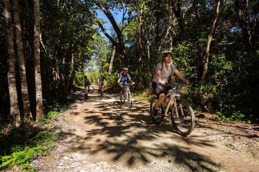 Tulum: Cenote Trail Bike Tour - Swimming and safety at the cenotes