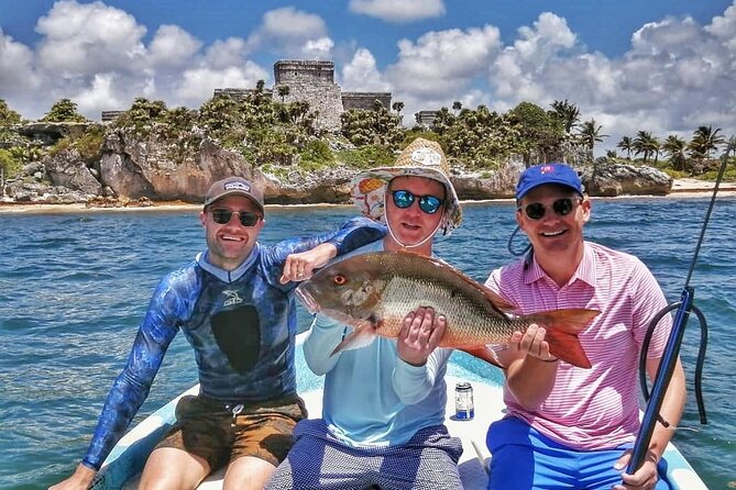Tulum Deep Sea Fishing Tour - Fishing the reef from Tulum Beach