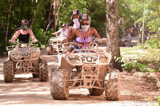 Tulum Extreme Mayan Adventure with ATV, Zipline and Cenote - Rappel and the Mayan ceremony