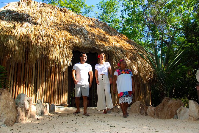 Tulum highlights tour, Cenote & Jungle Village pick up included - A community cenote brings a welcome swim
